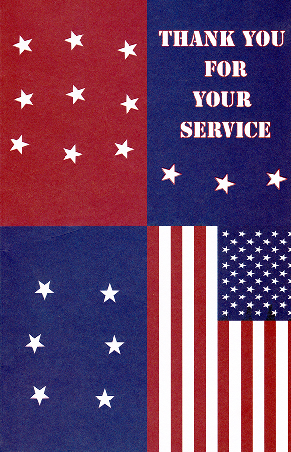 New Patriotic Thank You Card Harnel Inc 