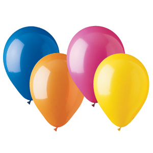 5" latex balloons