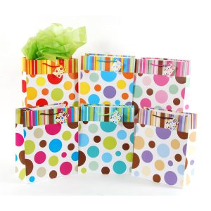 polka dot bags