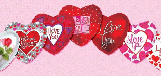 love and Valentine mylars