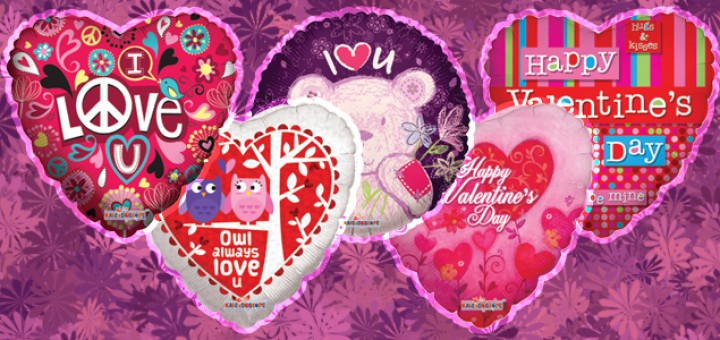 valentine's day mylars