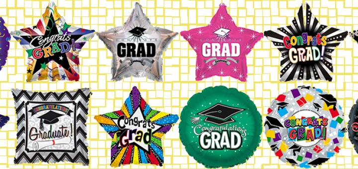 graduation mylar balloons