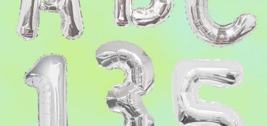 number and letter balloons