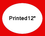 12" Printed Latex Balloons