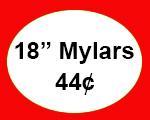 18" Mylars 44¢