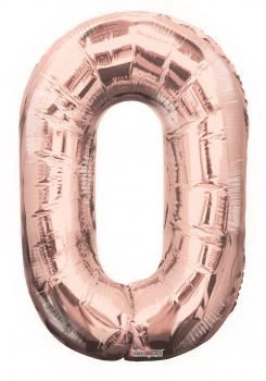 34 inch Rose Gold Number 0