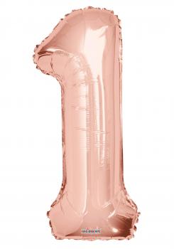 34 inch Rose Gold Number 1