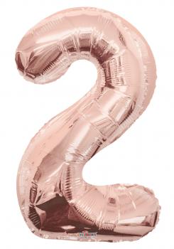 34 inch Rose Gold Number 2