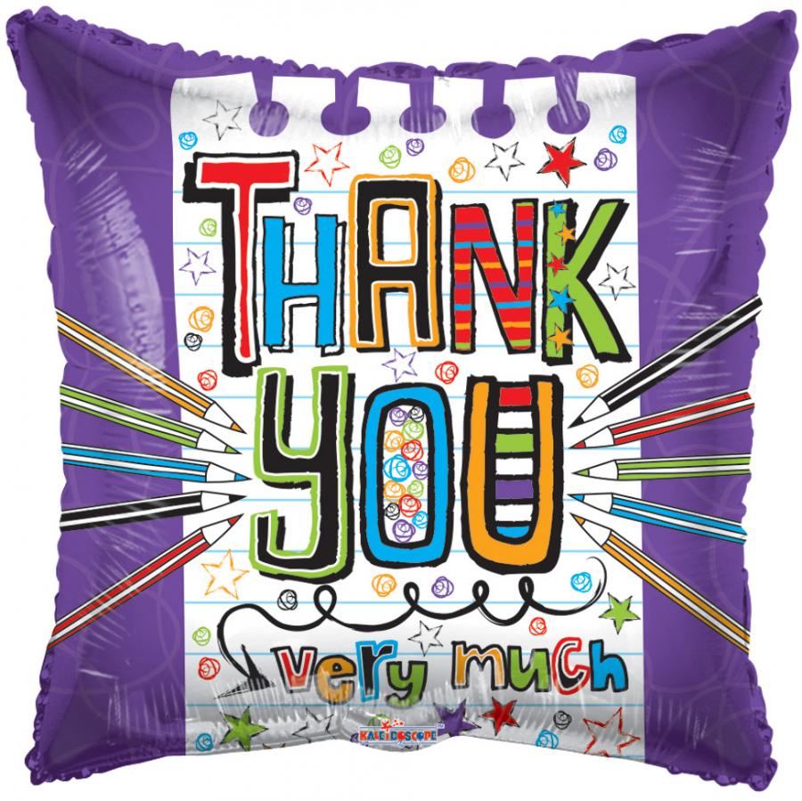 Thank You Foil Balloon – 5 pack