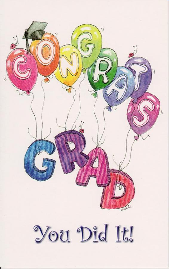 General Graduation Cards Wrapped (12 pack)