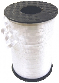 White curling ribbon