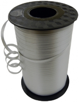Silver curling ribbon