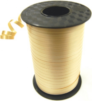 Gold curling ribbon
