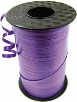 Purple curling ribbon