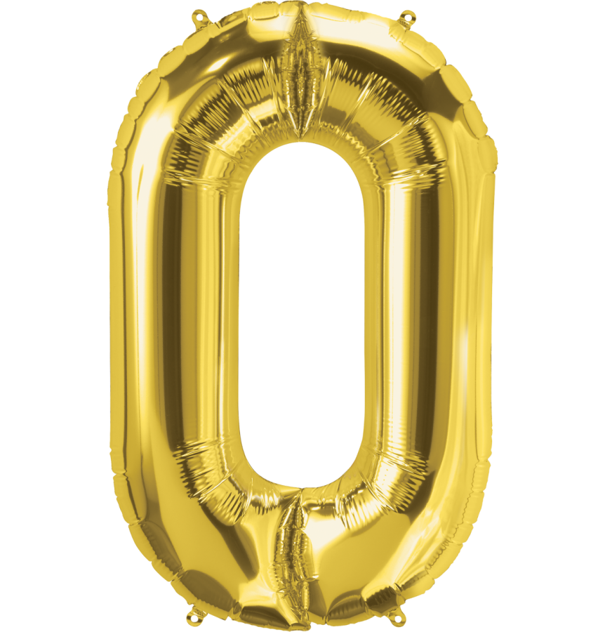 34 inch Gold Number 0