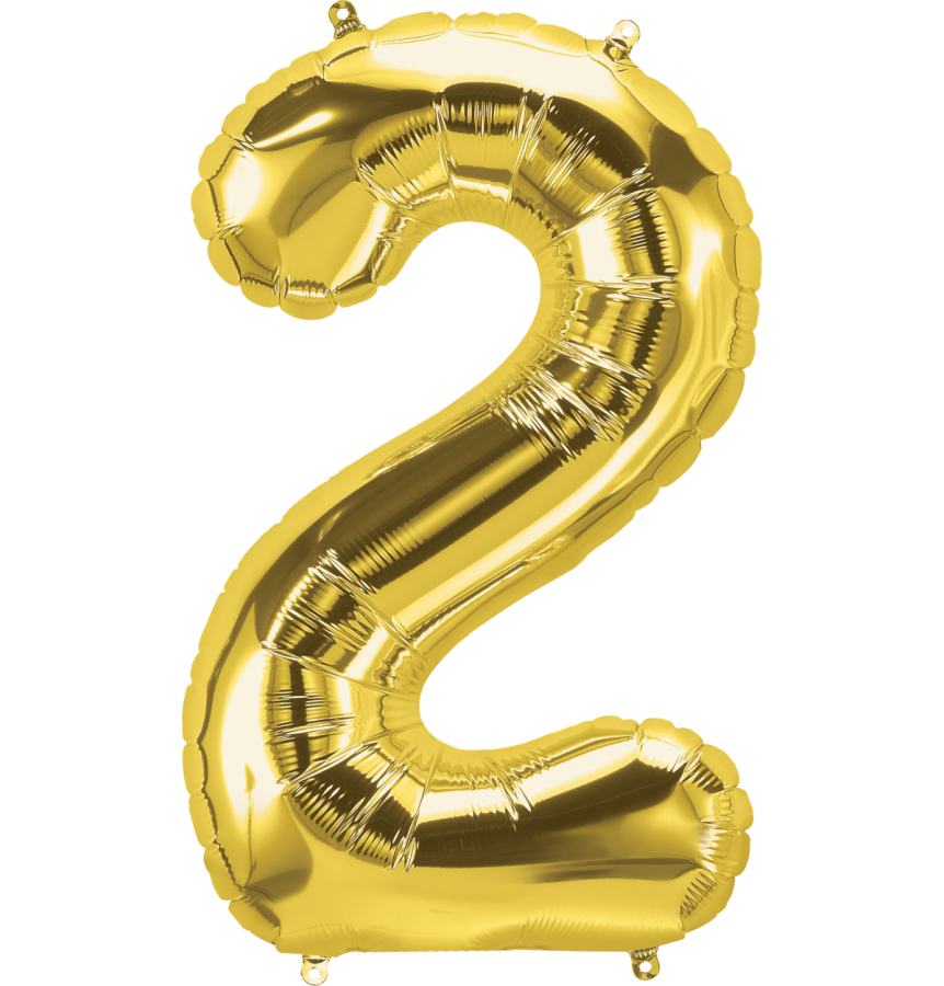 34 inch Gold Number 2