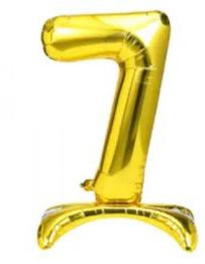 40" Gold Stand Up Number "7"