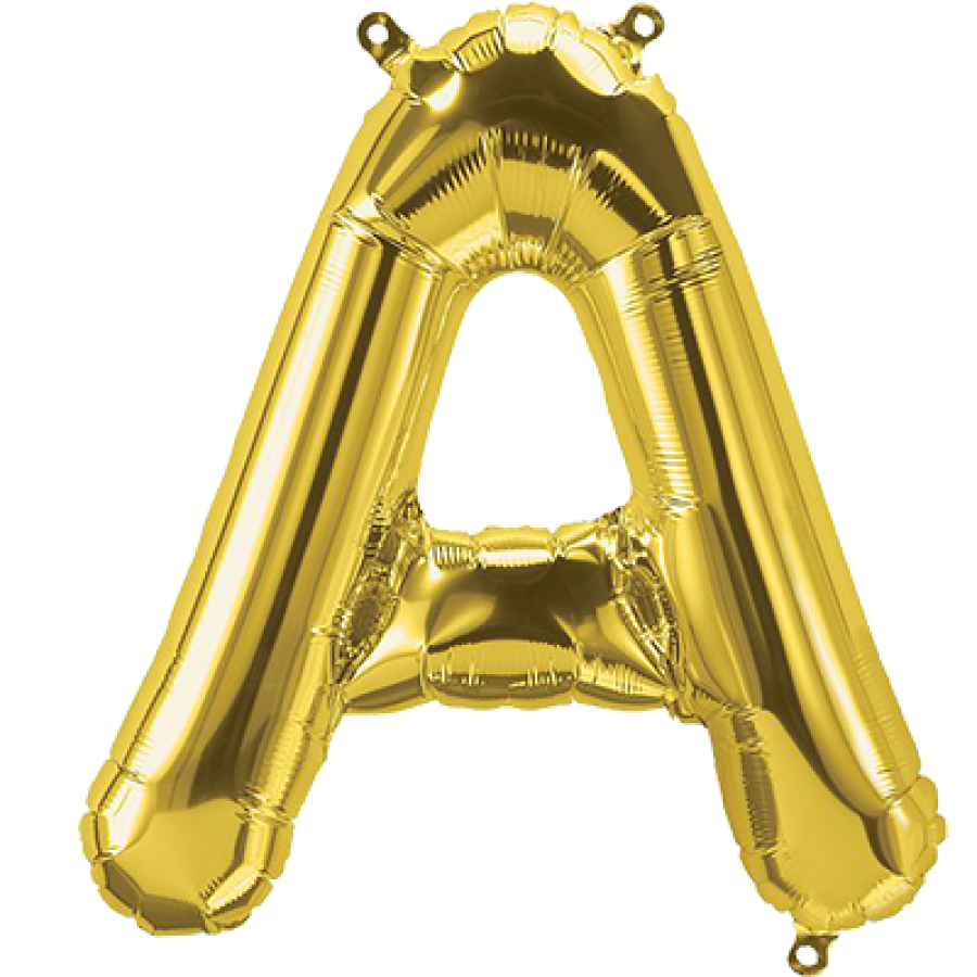 34 inch Gold Letter A