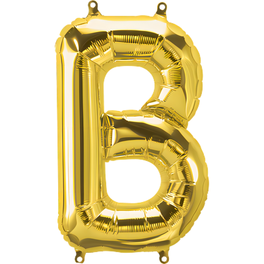 34 inch Gold Letter B