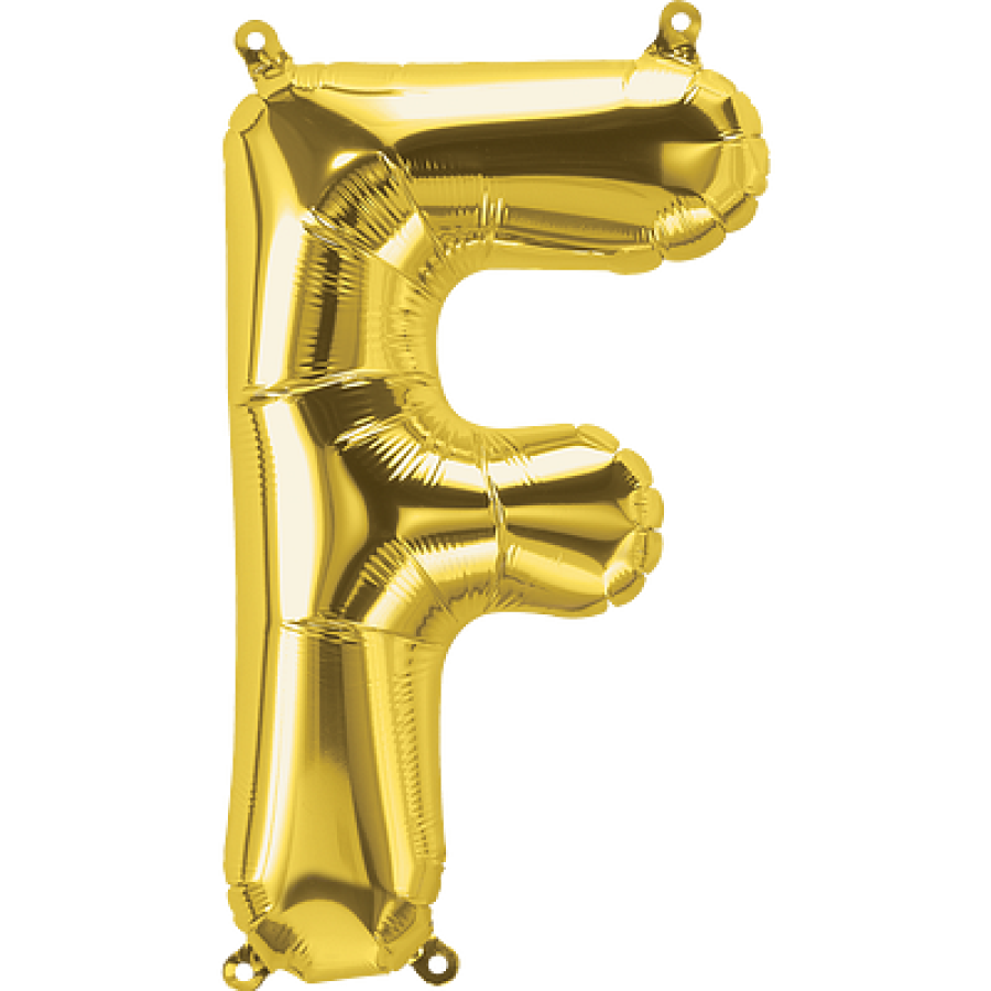 34 inch Gold Letter F