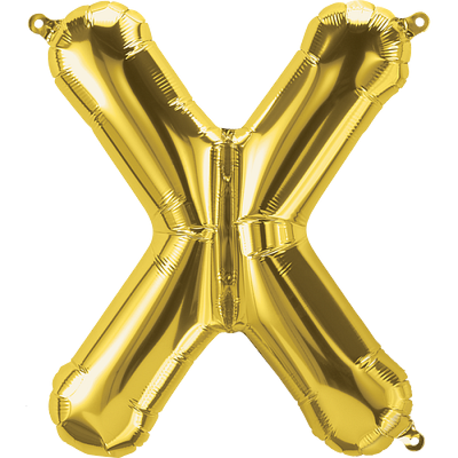 34 inch Gold Letter X