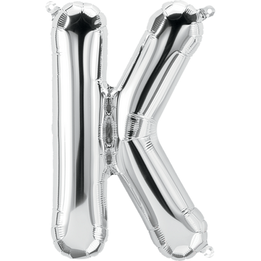 14" Silver Letter "K"