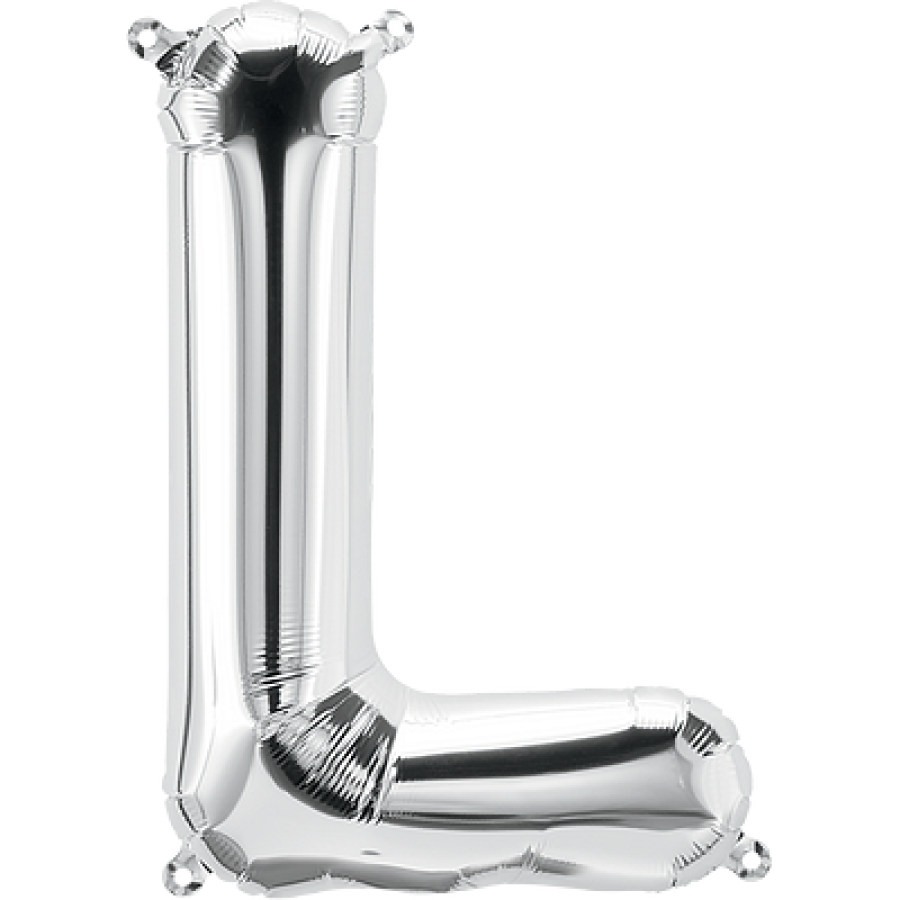14" Silver Letter "L"