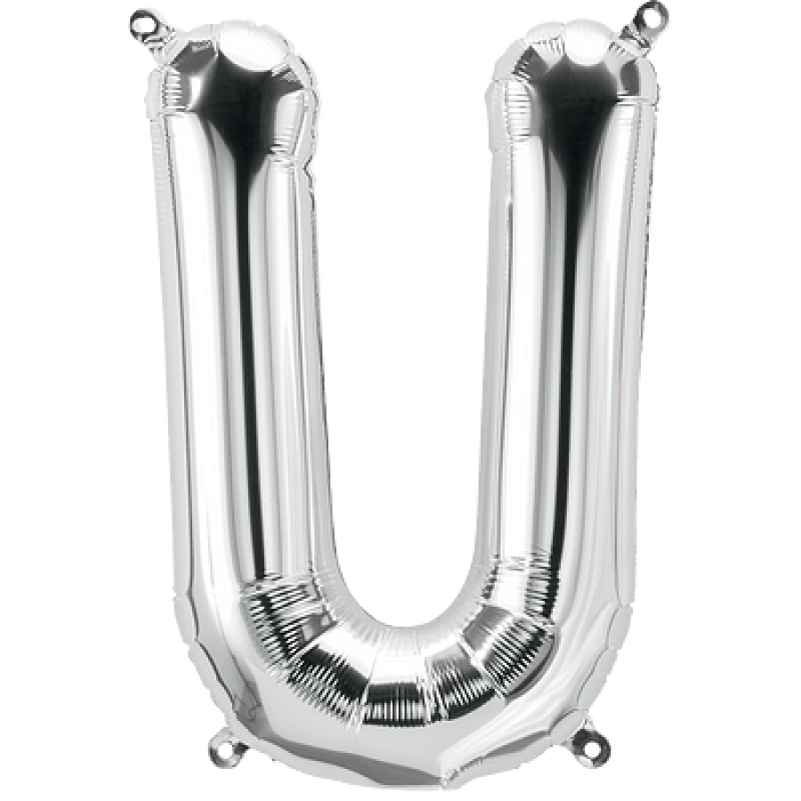 14" Silver Letter "U"