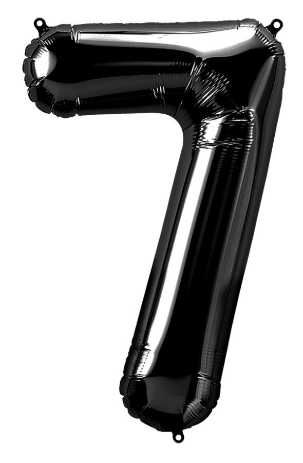 34 inch Black Number 7