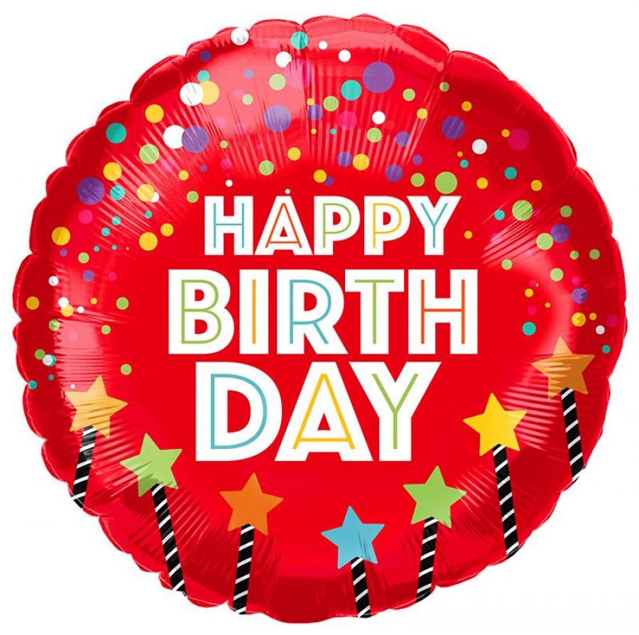 *Birthday Foil Balloon – 10 pack