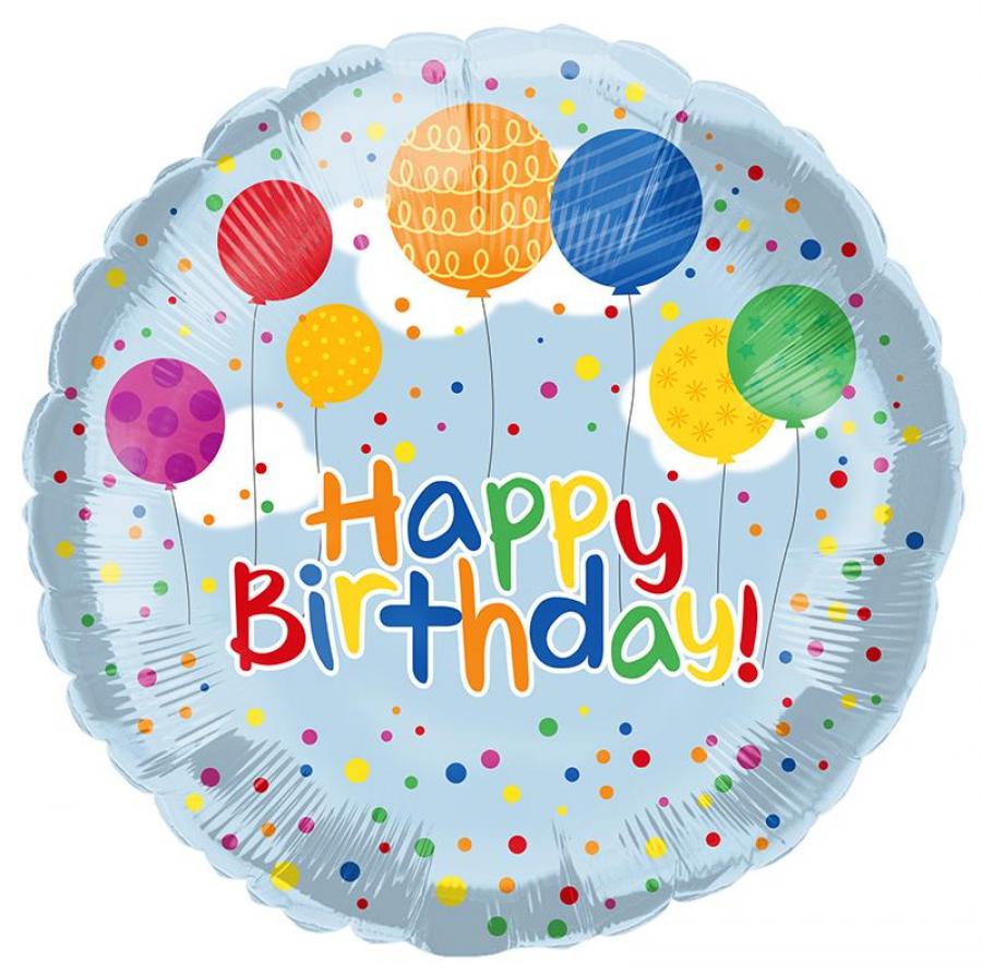 *Birthday Foil Balloon – 10 pack