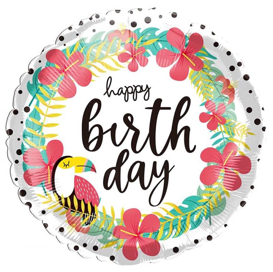 *Birthday Foil Balloon – 10 pack