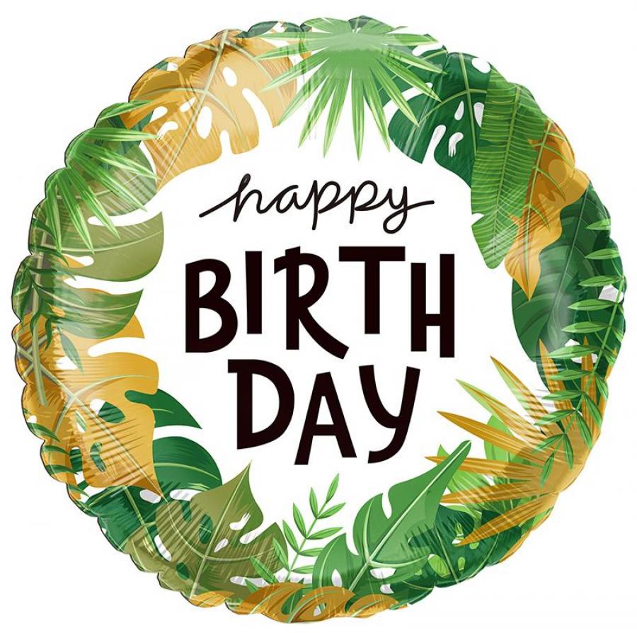 *Packaged Birthday Mylar Balloon - 10 pack