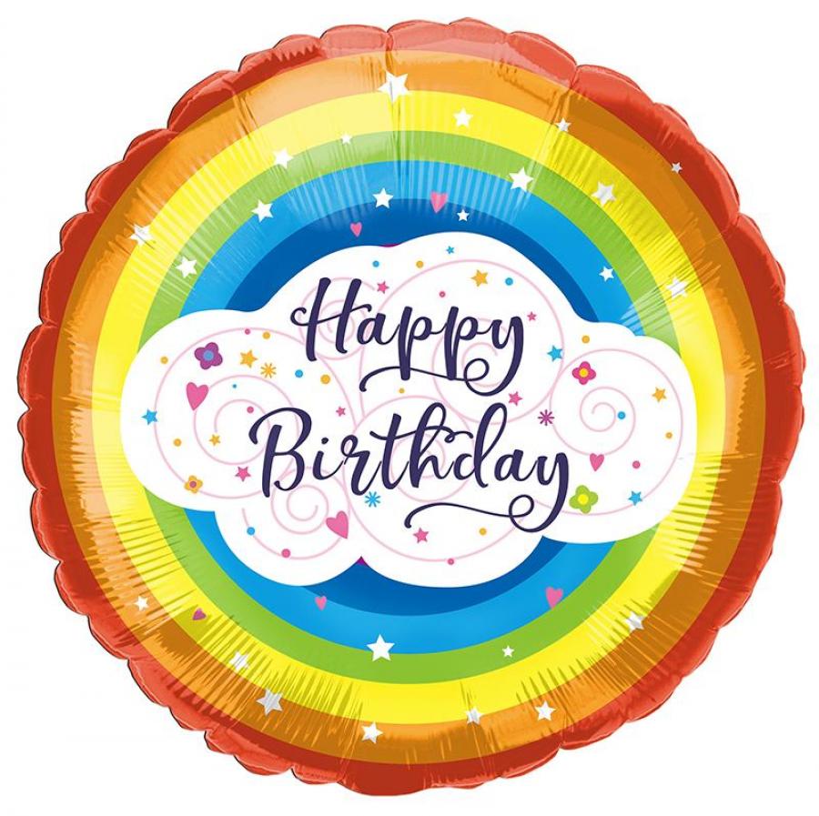*Packaged Birthday Mylar Balloon - 10 pack