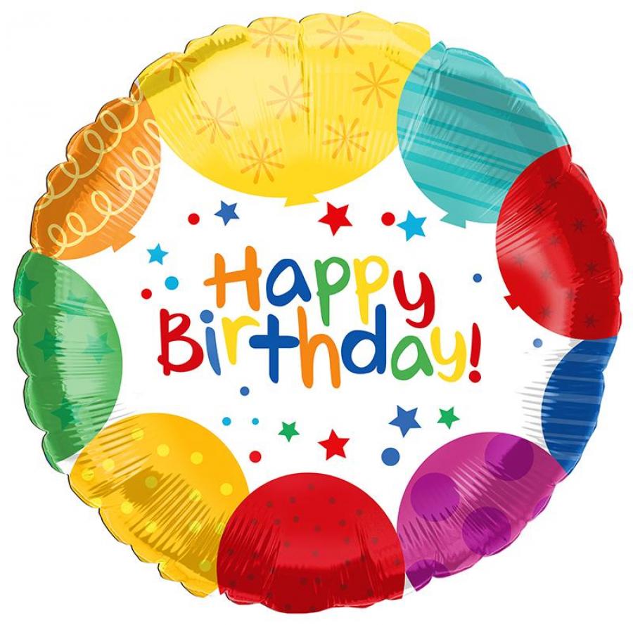*Birthday Foil Balloon – 10 pack