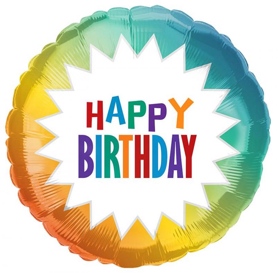 *Birthday Foil Balloon – 10 pack