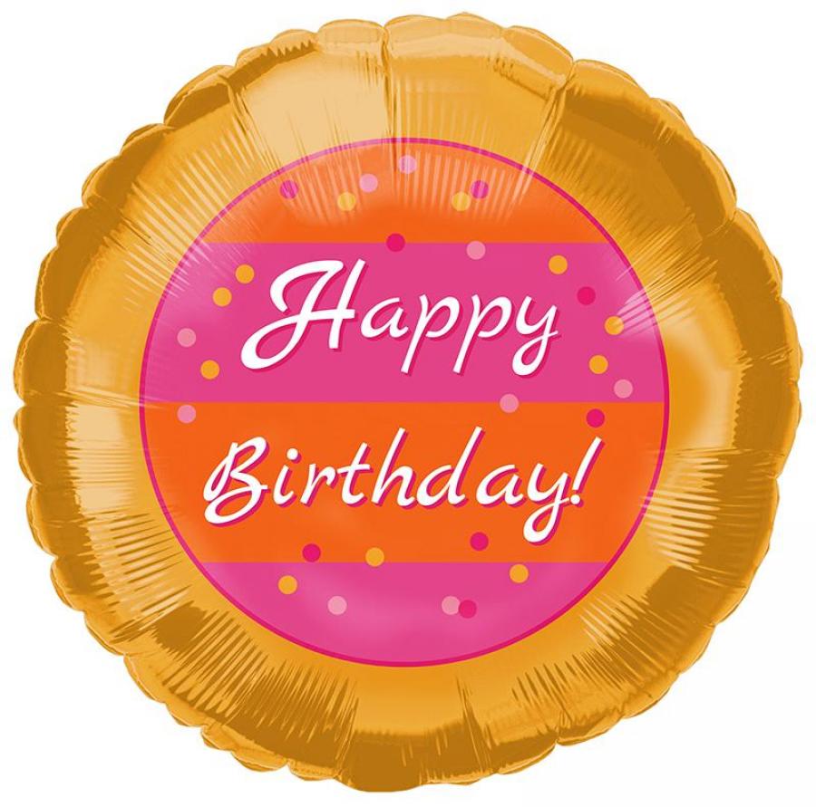 *Packaged Birthday Mylar Balloon - 10 pack