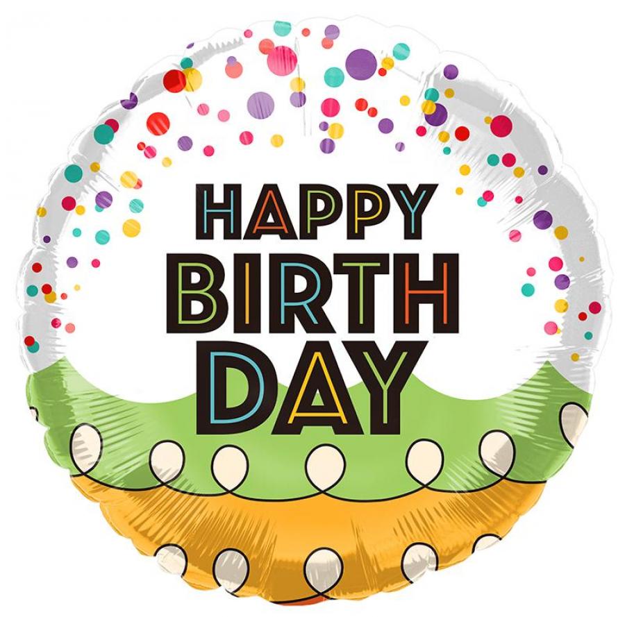 *Birthday Foil Balloon – 10 pack