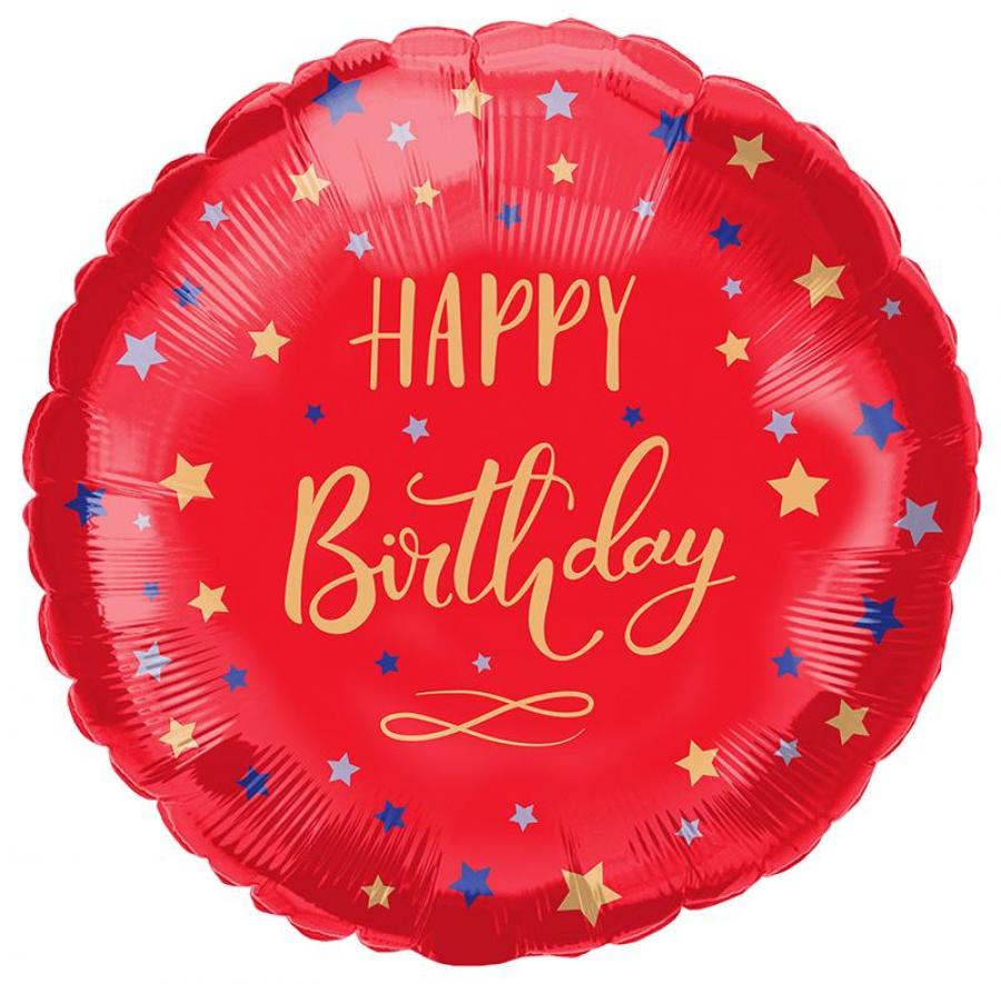 *Packaged Birthday Mylar Balloon - 10 pack
