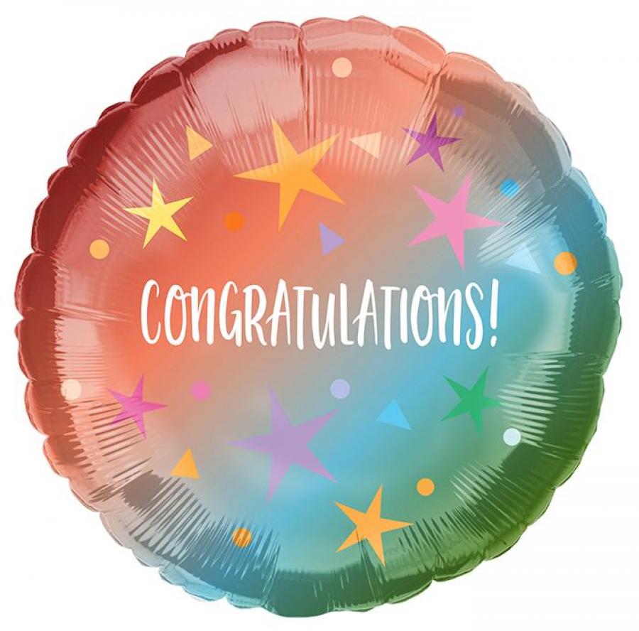 *Congratulations Foil Balloon – 10 pack