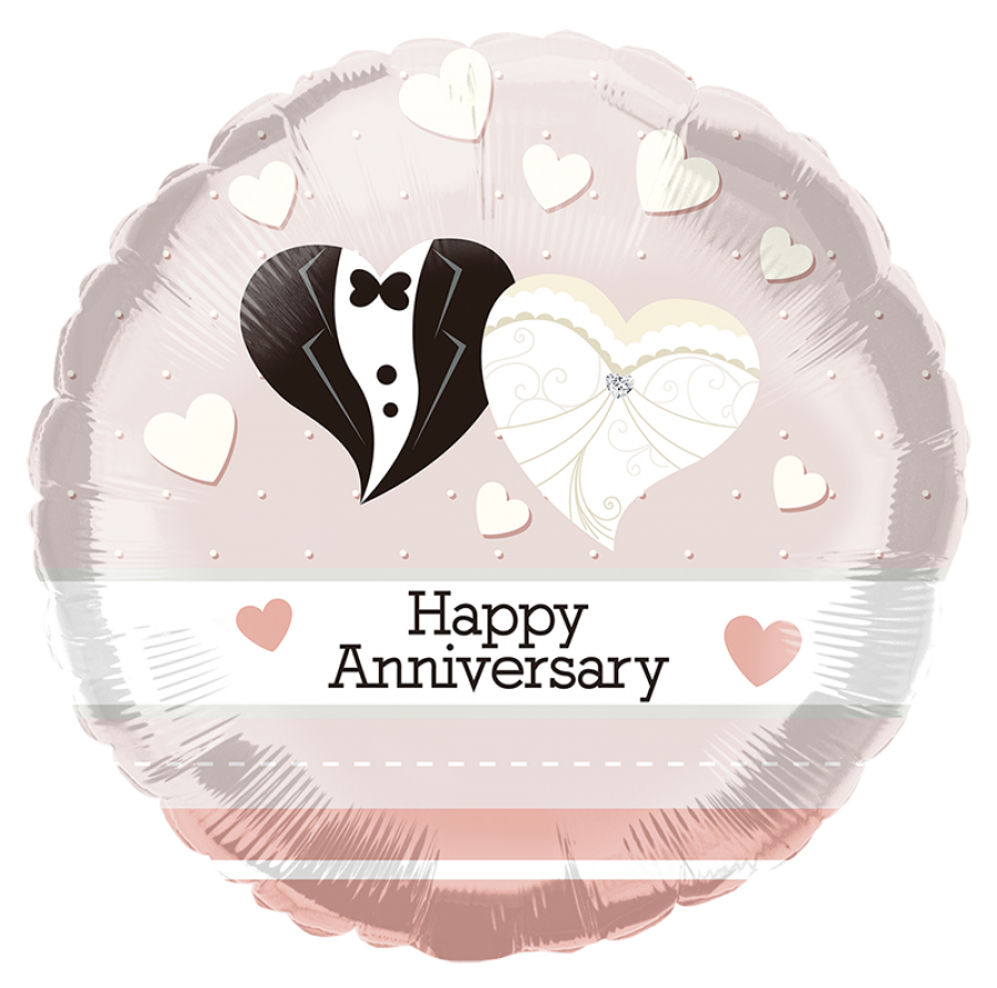 *Anniversary Foil Balloon – 10 pack