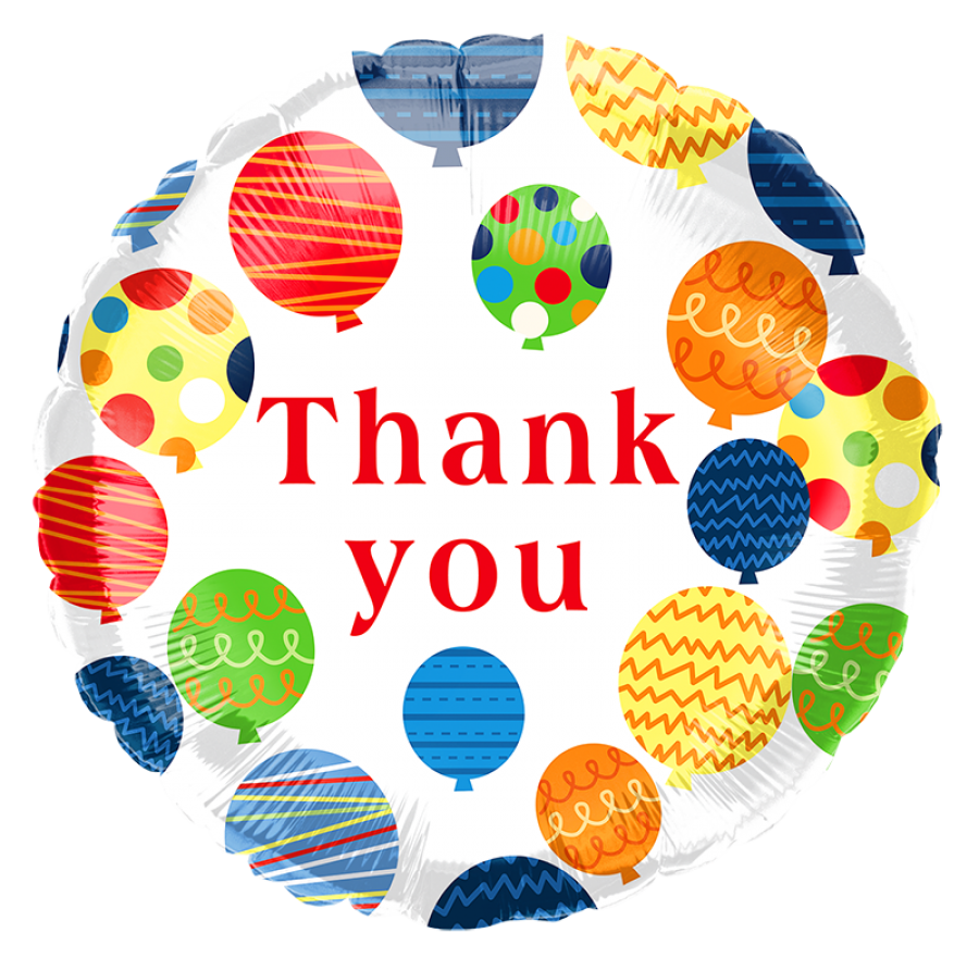 *Thank You Foil Balloon – 10 pack