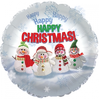 9" Christmas Foil Balloon – 10 pack