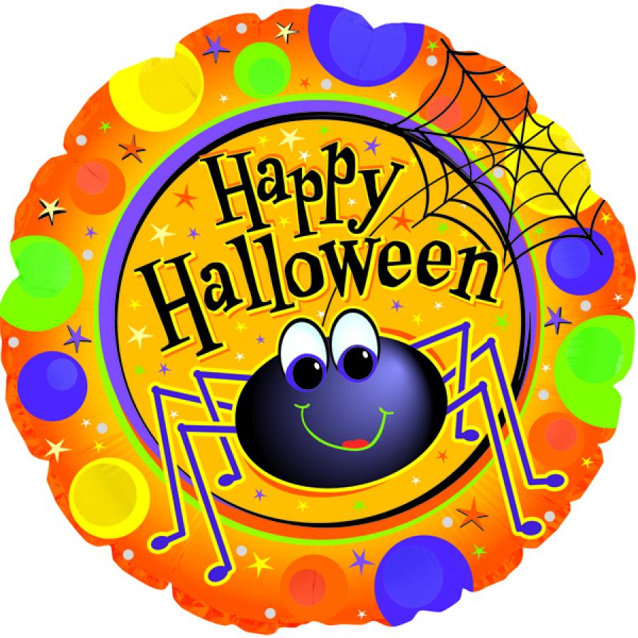 9" Halloween Foil Balloon – 10 pack