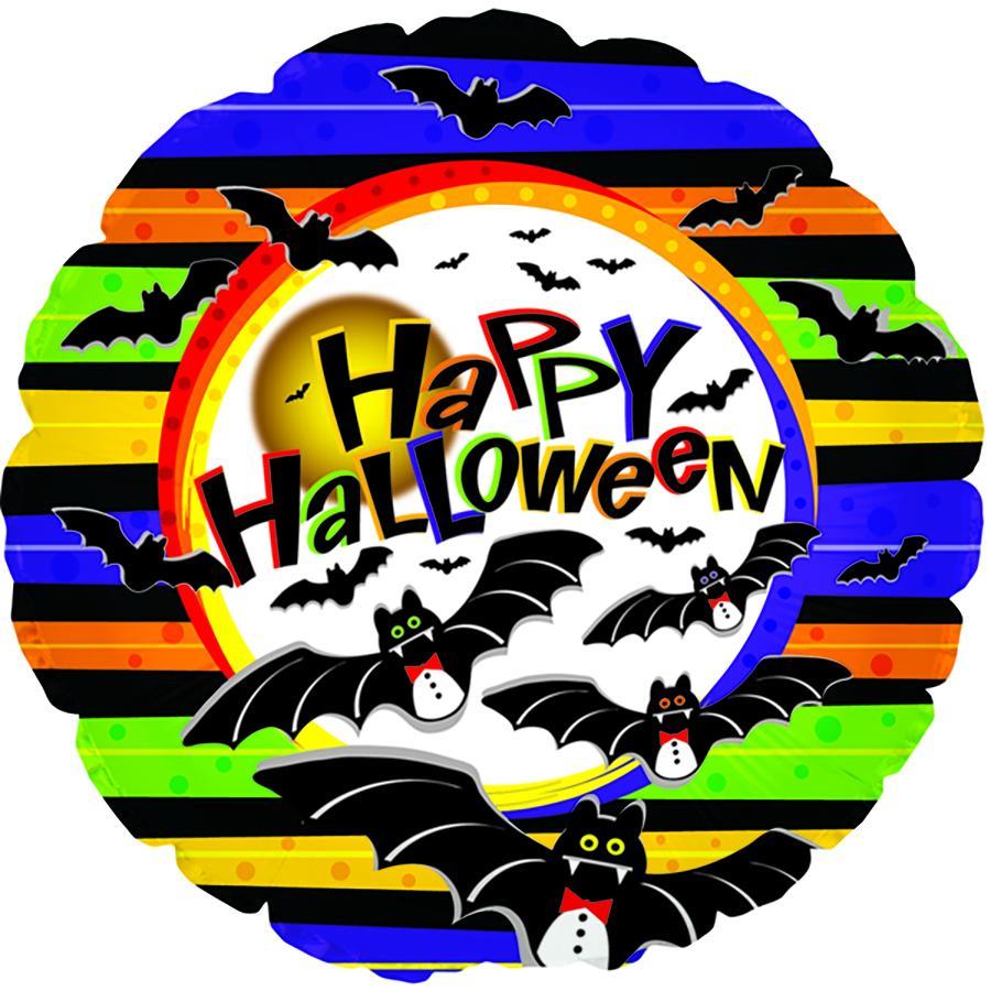 9" Halloween Foil Balloon – 10 pack