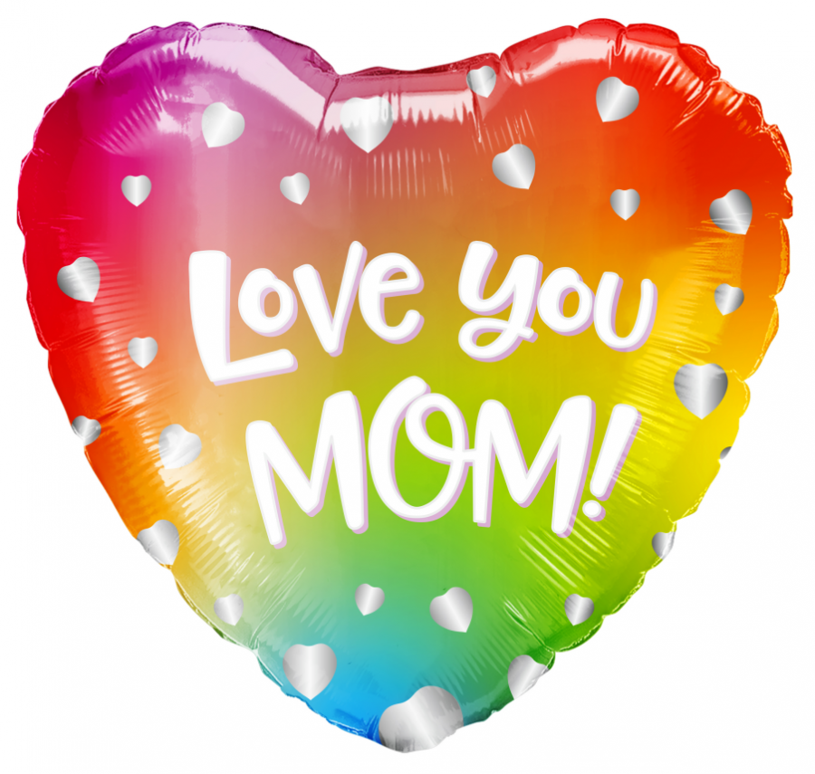 *9" Mother's Day Foil Balloon with Valve – 10 pack