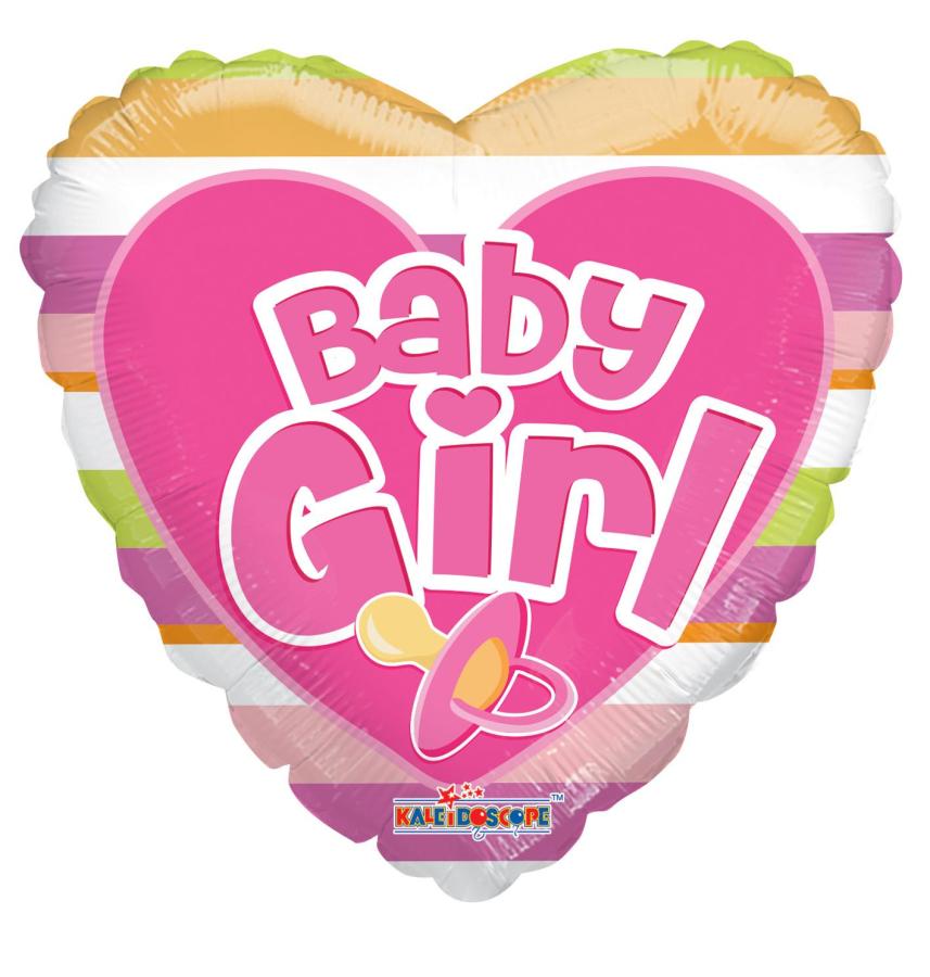 Baby Girl Foil Balloon – 5 pack