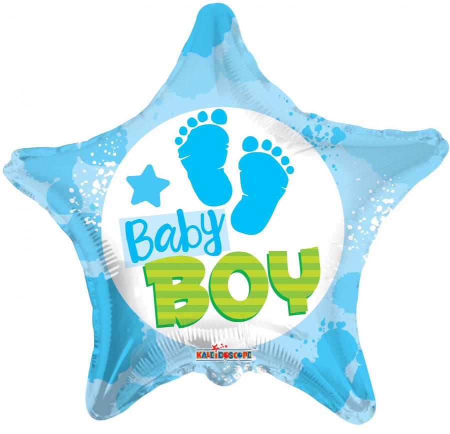 Baby Boy Foil Balloon – 5 pack