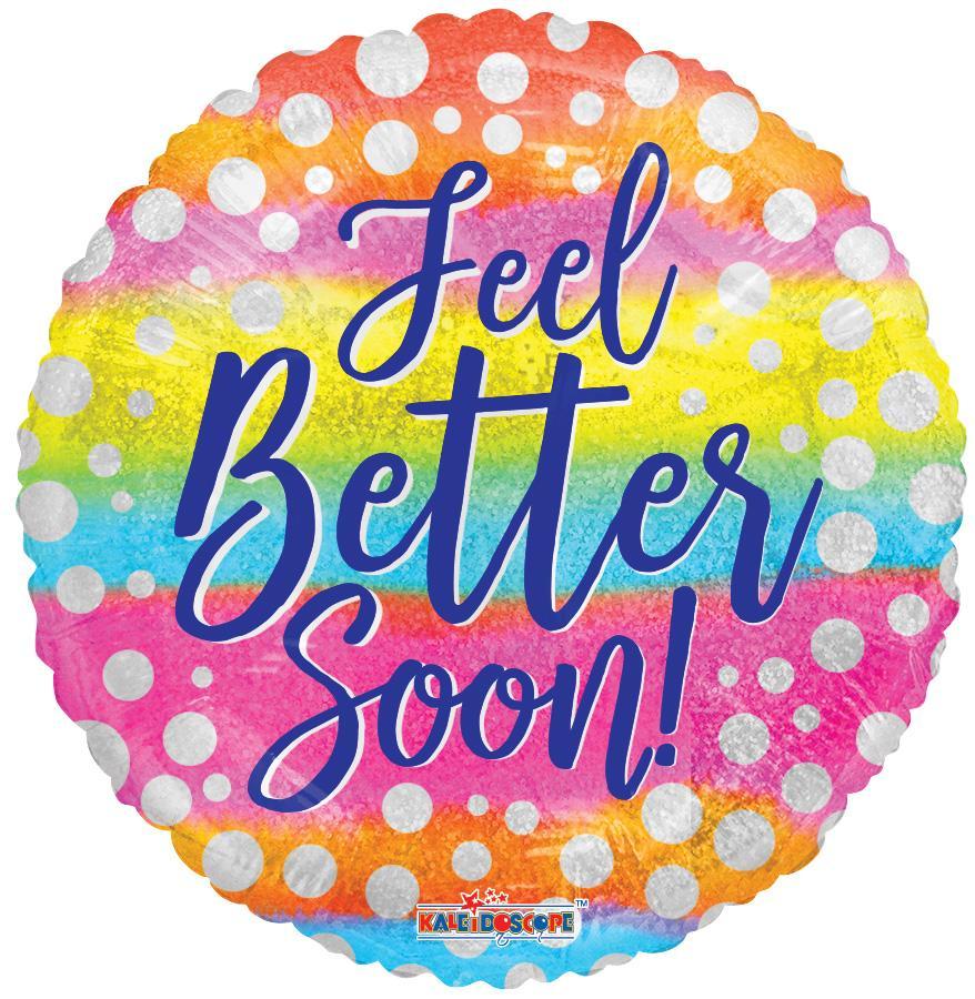 Packaged Get Well Mylar Balloon - 5 pack