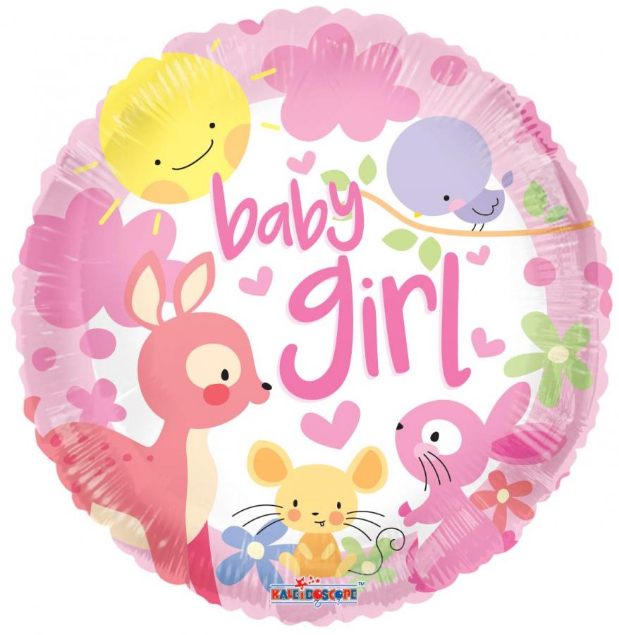 Packaged Baby Girl Balloon - 5 pack